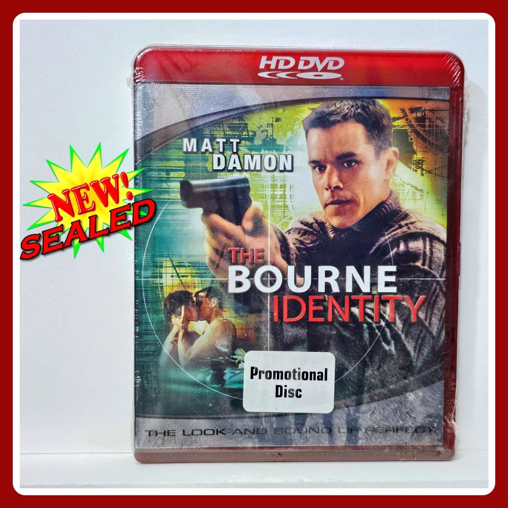 The Bourne Identity HD‎ DVD Matt Damon Disc Universal Movie Brand New Sealed